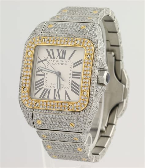 small gold cartier watch|cartier watches gold and diamonds.